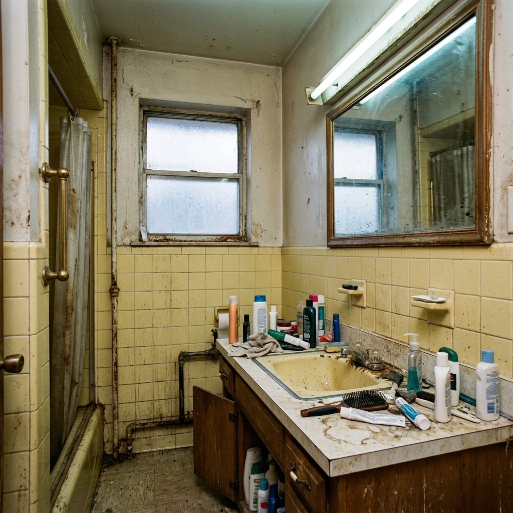 Dated Bathroom Before
